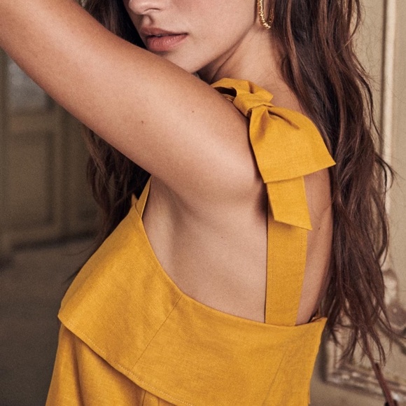 Sezane Linen cotton top NWT - Picture 5 of 5